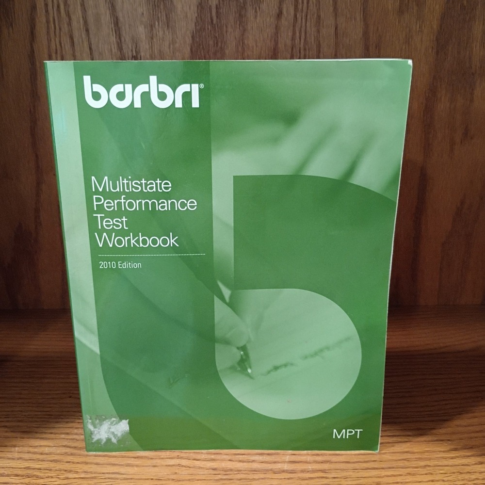 Multistate Performance Test Workbook by Celebration Bar Review LLC (2012,...